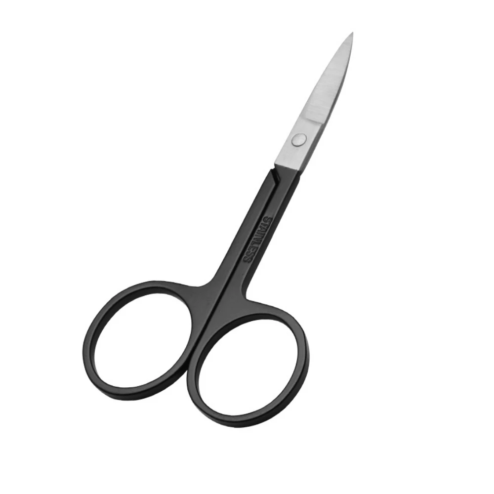 
Small Custom Logo Stainless Steel Professional Beauty Care Tool Eyebrow/Eyelashes Scissors 