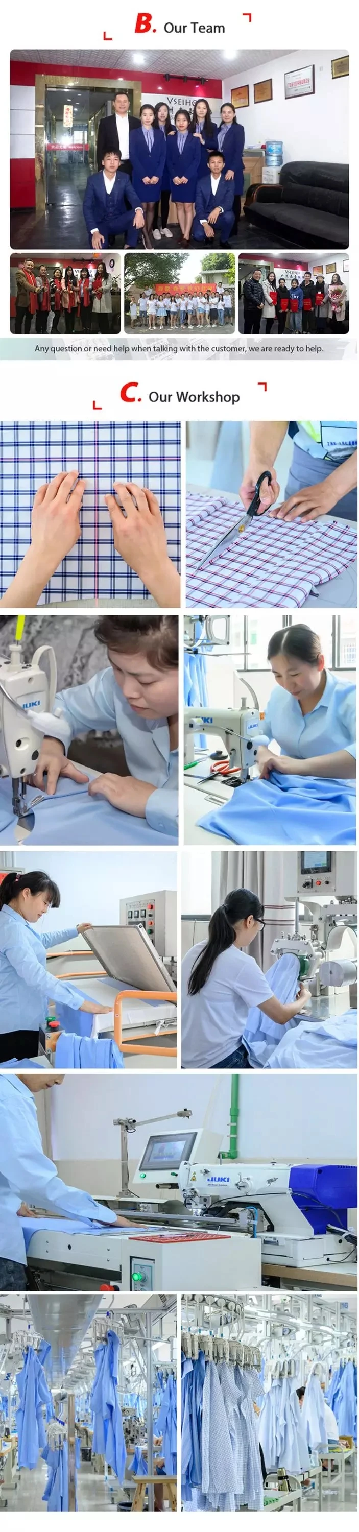 Wholesale Cheap Casual Button Down Collar Plaid Shirt From China