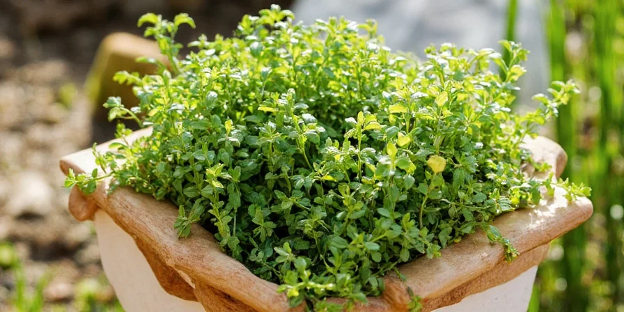 Chef adding oregano to a dish