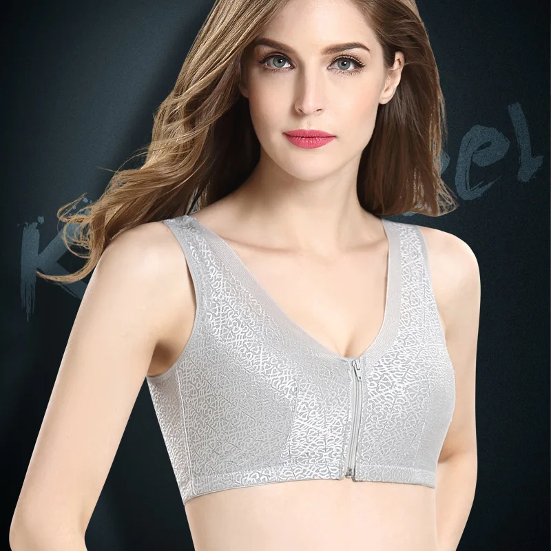 

Plastic ladies wireless posture support bra sexy