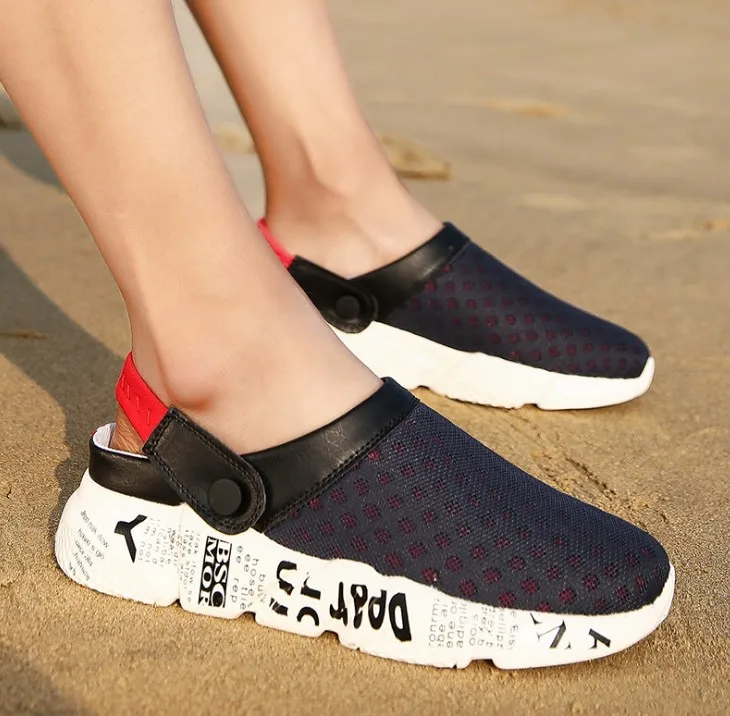 

Spring and summer new BIG casual handmade shoes sandals men plus size TOP quality mesh sandal men's casual shoes, 8 colors