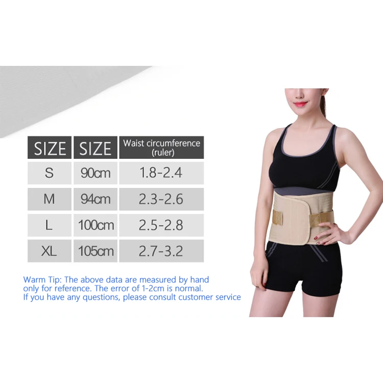 

postpartum support belt Recovery Belly Wrap Girdle Support Band Belt Shaper, Skin