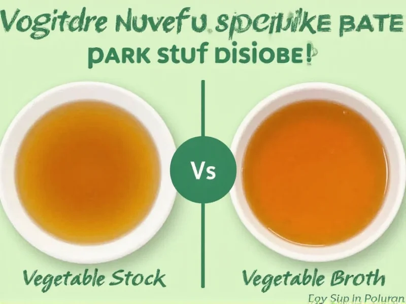 Vegetable Stock vs Broth: Key Differences Explained