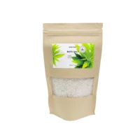 

200G pure vegan mineral cbd private label spa hemp organic floral ziplock bath salts salt organic paper bag natural crystal gift