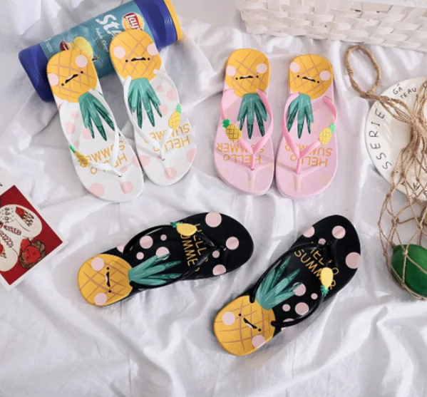 

Wholesale girls flip flop slippers women summer fashion colorful printed flip flop, As below