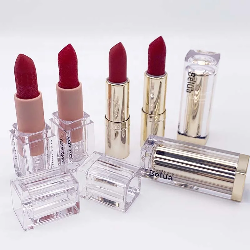 

New Unique Rose Gold Private Label Vegan Moisturizing Glitter Matte Lipstick With Customization