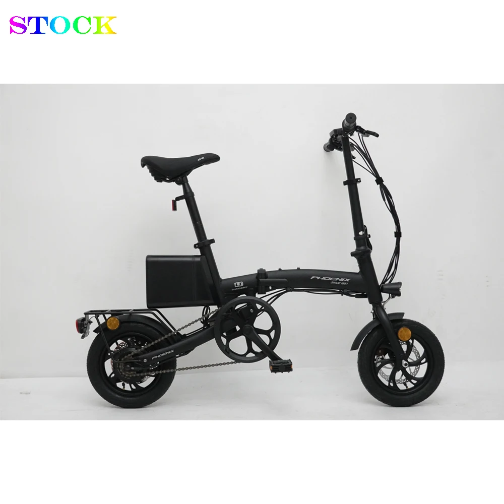 

PHOENIX Electric Bicycle Lithium tram Aluminum Lithium battery Foldable Frame Brushless Back motor 36V 250W LED Display 7.8AH