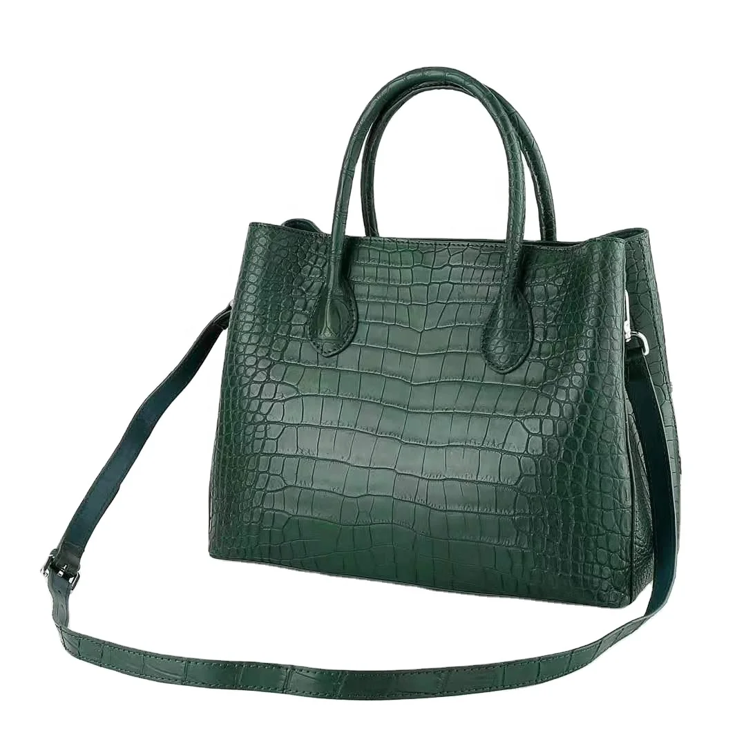 

ladies bag 2021 Classic high quality lady genuine crocodile leather skin handbag women handbags crocodile skin, More
