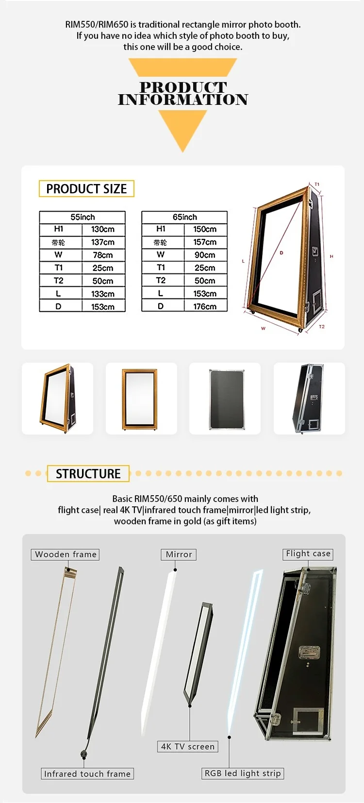 wholesale mirror photo booth