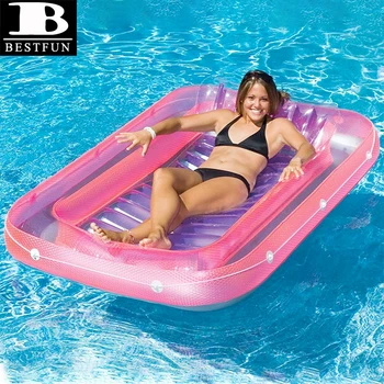 inflatable pool bed