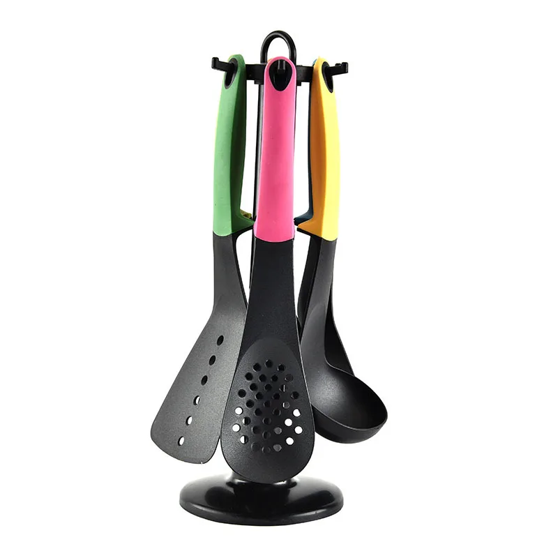 

Hot Sale High Quality Heat-Resistant Nylon kitchen Cooking Utensils Set, Customized