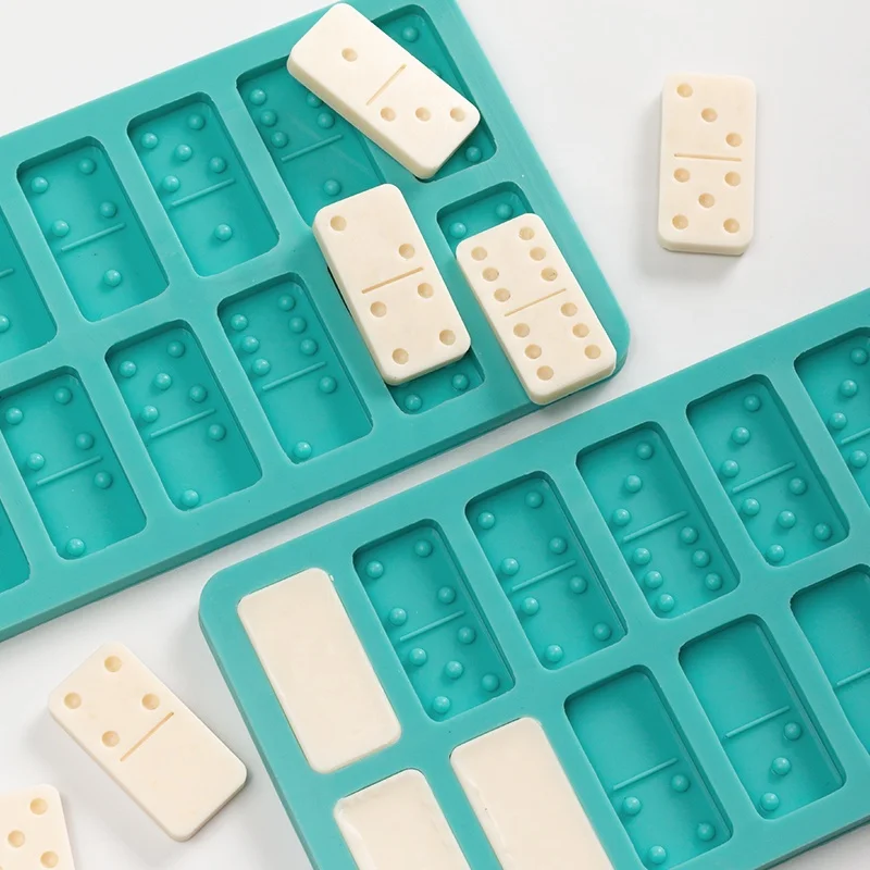 

New hand tools domino dly game domino making mold casting mold, Green;pantone color