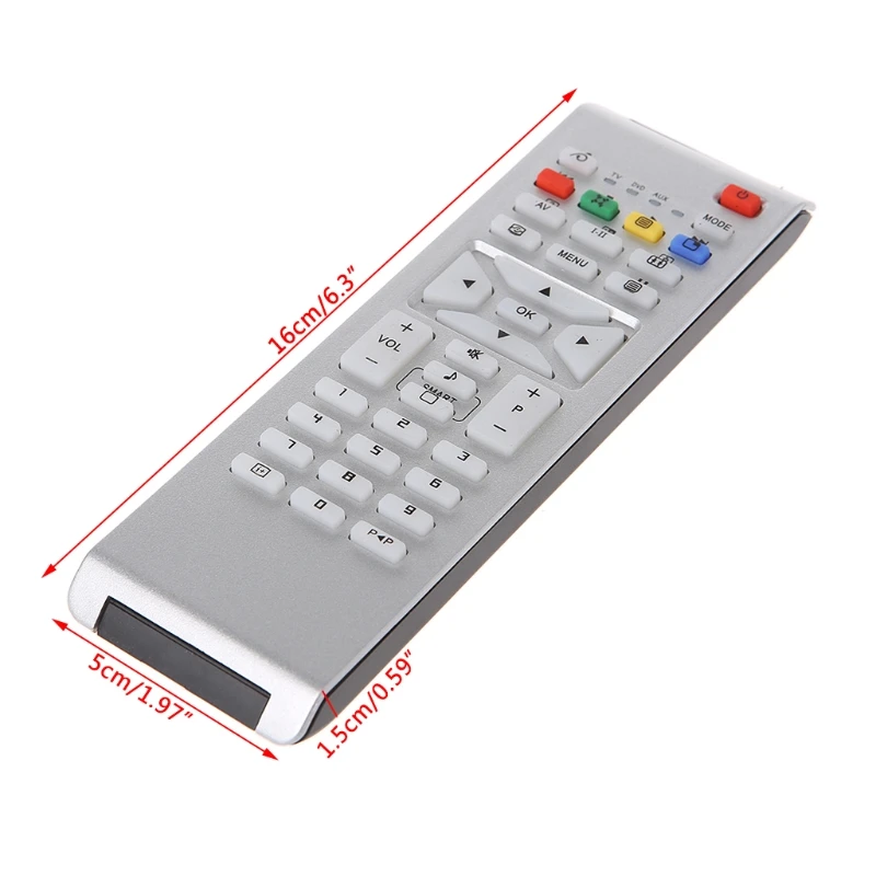 

1 Pc ABS New Remote Control Replace For Phlips TV/DVD/AUX RM-631 RC1683701/ 01 RC1683702-01 Black & Silver