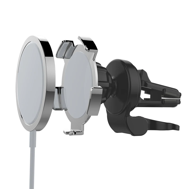 

Magnetic wireless charger holder 15w car mount Mini Fast Charging Wireless
