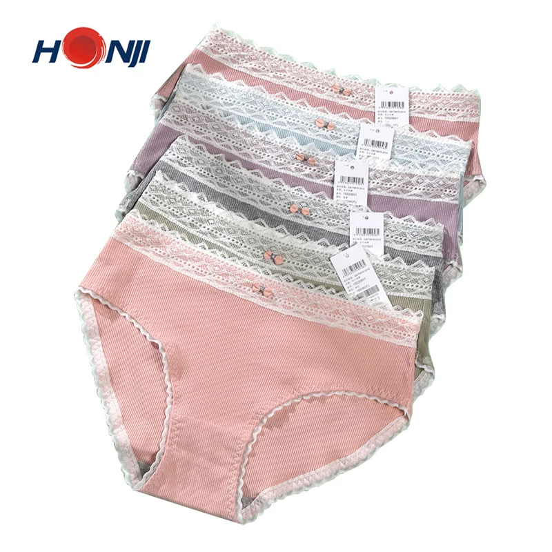 

Wholesale Hot sell Ladies cotton panties lace frontal comfortable breathable panties