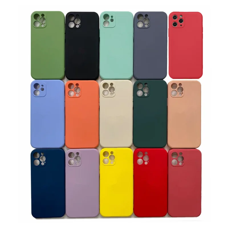 

For iPhone Apple Silicone Case With Customized Logo Liquid Silicone Cover Fiber Inside Silicon Back Cover for iPhone 11 XS MAX, Multi,black,red,white,blue,pink etc.