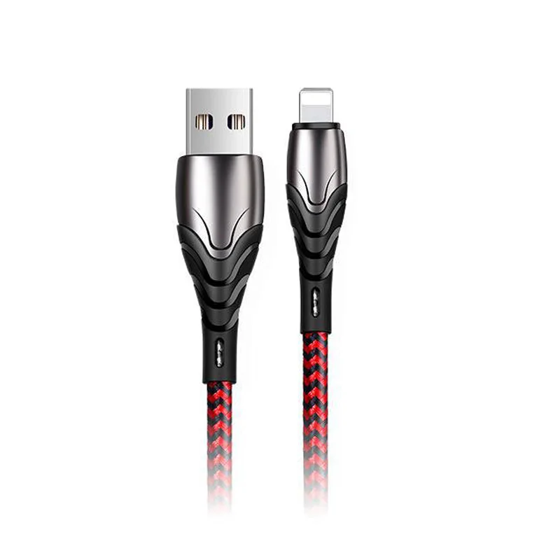 

The new zinc alloy data cable is suitable for Android Apple type-c3A fast charging data cable 1m 3FT nylon braided data cable