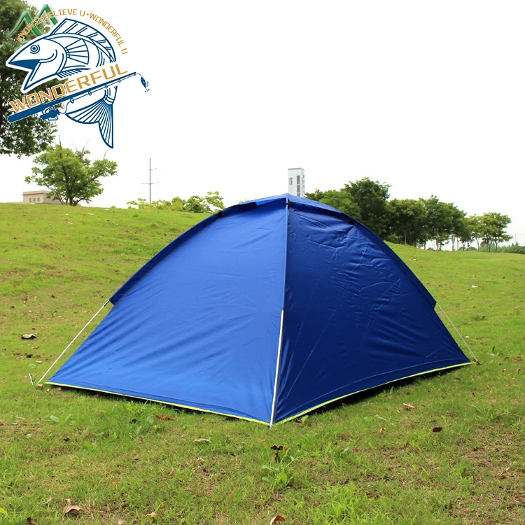 

Instant Sun Shelter 2 Person Single Layer Waterproof Portable Outdoor Hiking Travel Beach Camping Tents