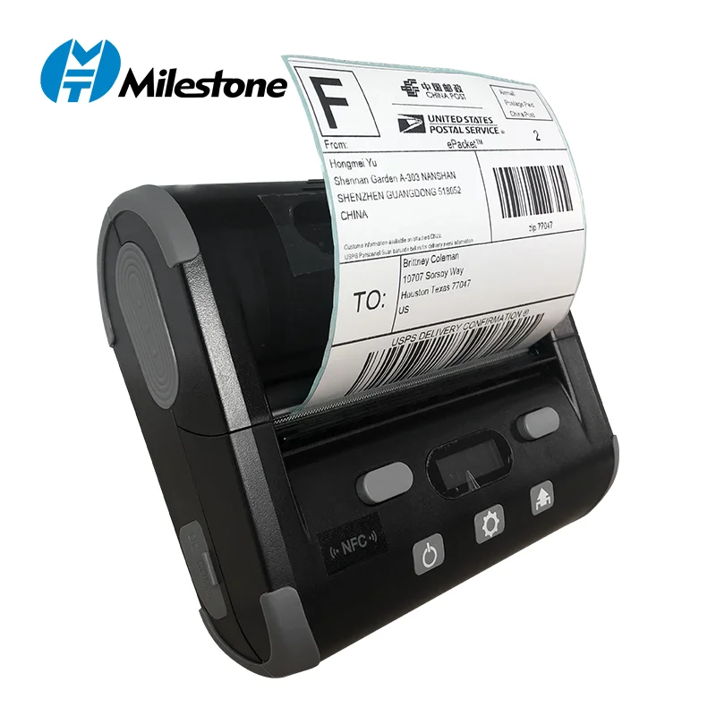 

MHT-P1082 110mm 4 inch WiFi USB Blue tooth label printer barcode printer label postage printer