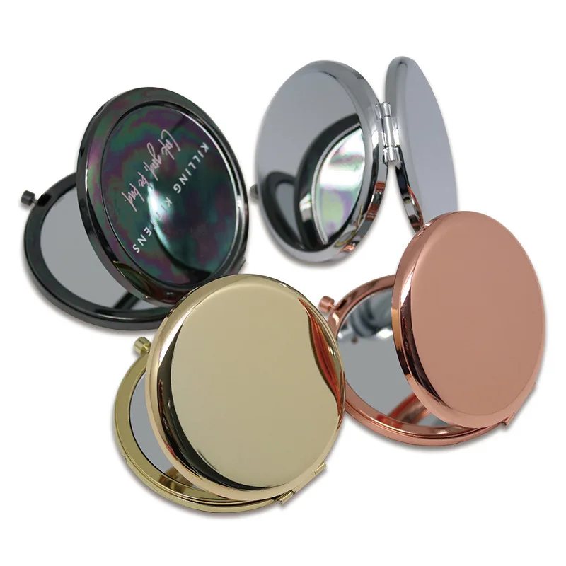 

Mini Round Shape Cheap Small Colorful Makeup Pocket Mirror for Promotional, Customized color
