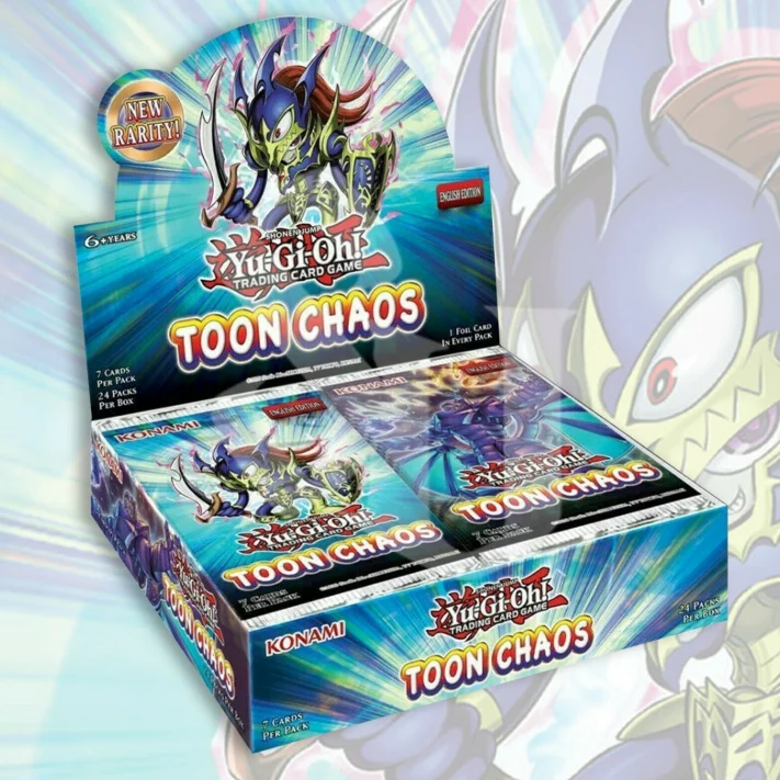 

Free Shipping YuGiOh Toon Chaos Booster Box Unlimited Edition Factory Sealed English new Yu-Gi-Oh!, Colorful