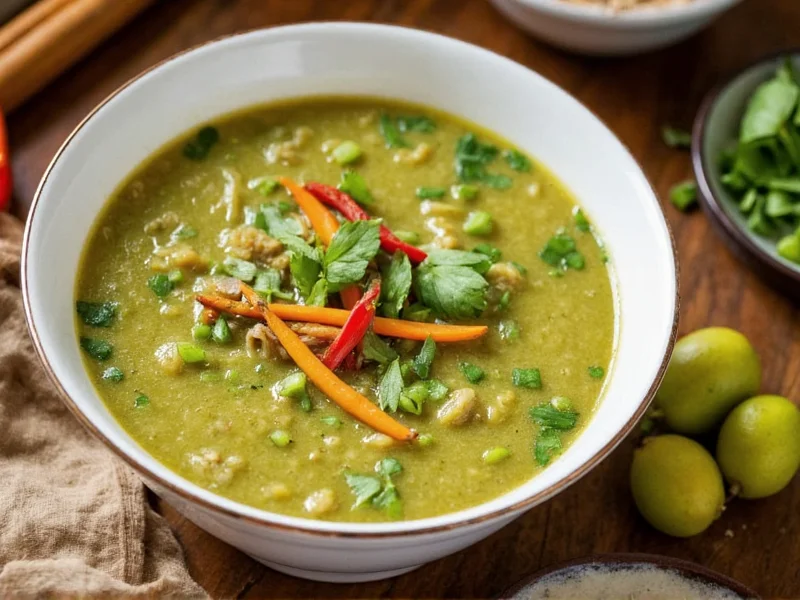 thai green curry soup