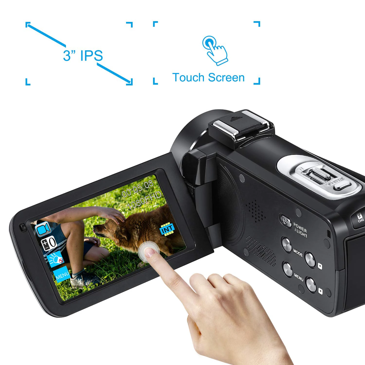 New 1080p handy 2.7K digital video camera HDV professional video camcorder
