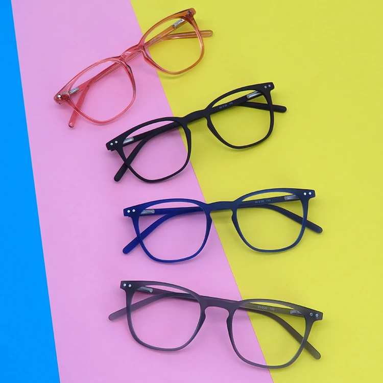 

Fashion Glasses 2020 Custom Computer Bluelight Glasses Part Anti Blue Light Blocking Glasses Block Blue Light For Men Women, Black, white, red, pink, blue, customize colors