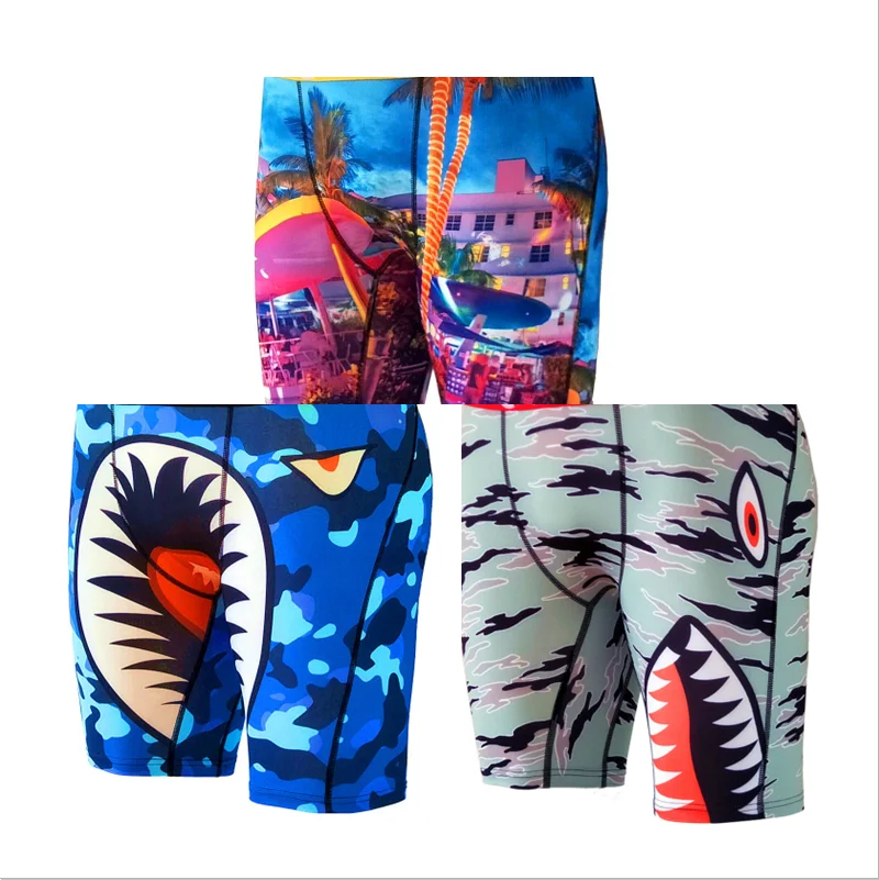 

Hot Sale Factory Landscape Shark Pattern Breathable Knit Logo 3xl Custom Men Underwear Boxer Briefs 2021, Picture