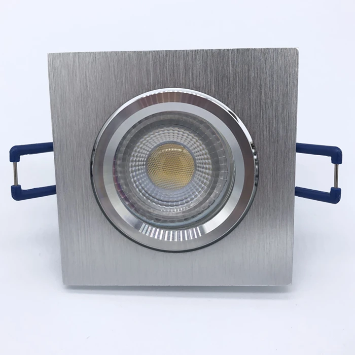 LED spotlights clothing store sand silver aluminum MR16 gu10 spotlight fixtures