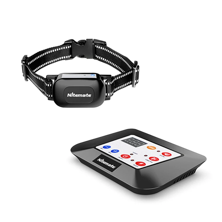 

Nitemate Pet Supplies Dog Pet Products Wireless Remote Dog Training Collar Rechargeable Smart Equipment Electronic Dog Fence, Black