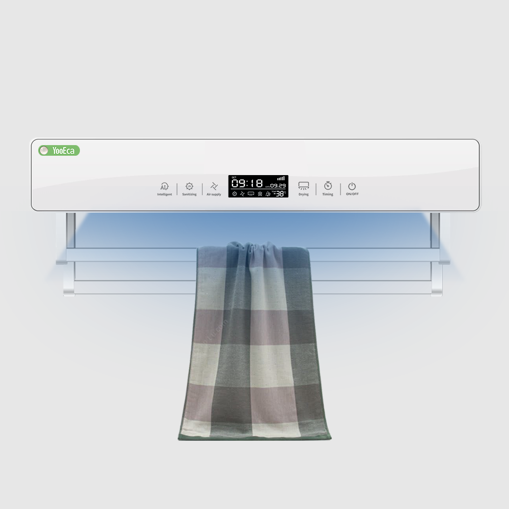 

Bathroom fittings ultrasonic disinfection wall mounted electric towel rack
