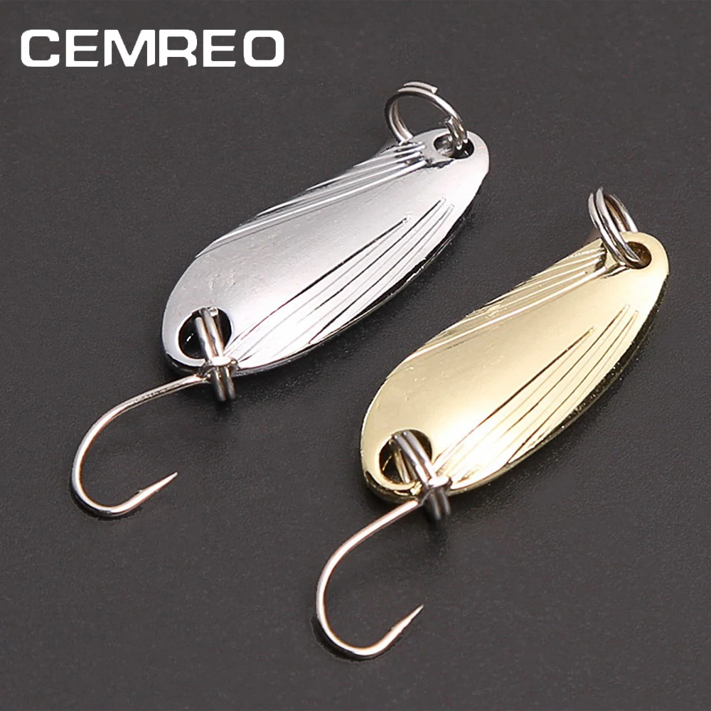 Casting Stainless Steel Silver Spoon Fishing Lure Fishing Baits Durable
