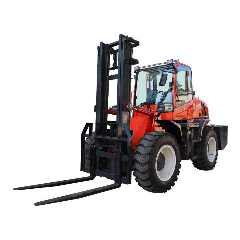 

4x4 4WD Off Road Forklift Outdoor Small Rough All Terrain Forklift Truck for Sale