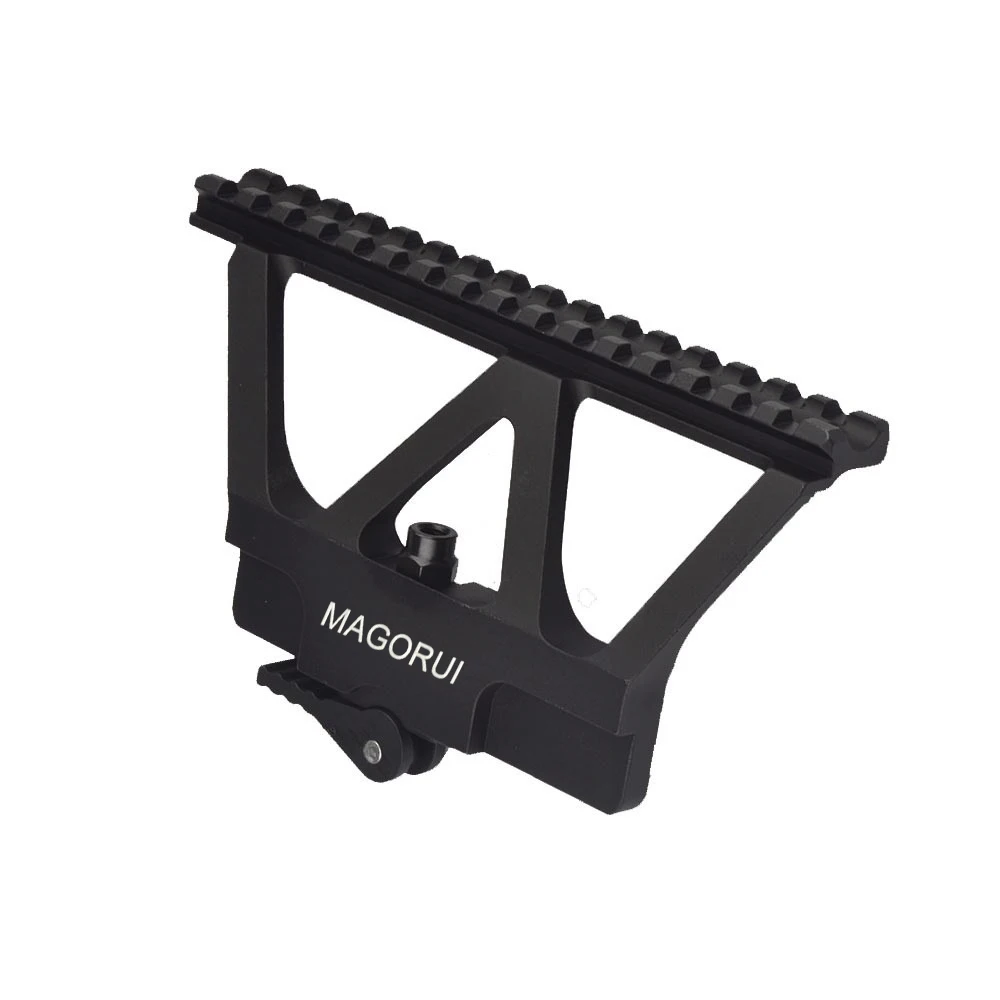 

New Quick Detach AK Side Rail Scope Mount Picatinny Base For AK47 AK74, Black