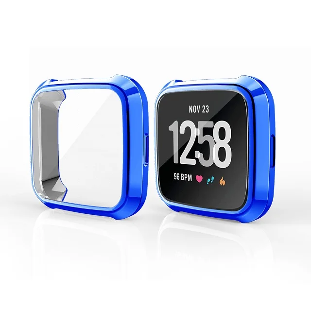 

for Fitbit Versa 2 Electroplated TPU Smart Watch Accessories Protective Case
