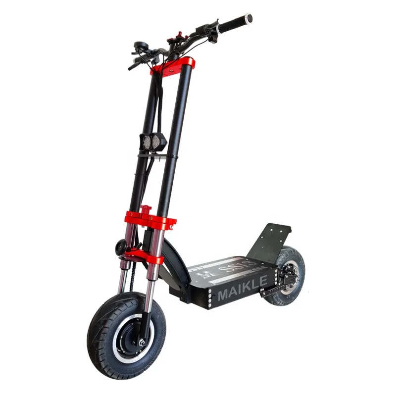 2000w 双驱动电机强大的电动滑板车折叠 13英寸胖轮胎越野成人电动