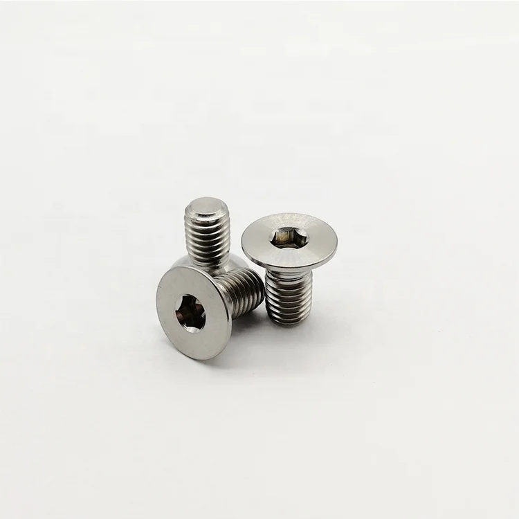 

Factory spot supply m3 m4 m5 Gr5 DIN7991 titanium Countersunk screw