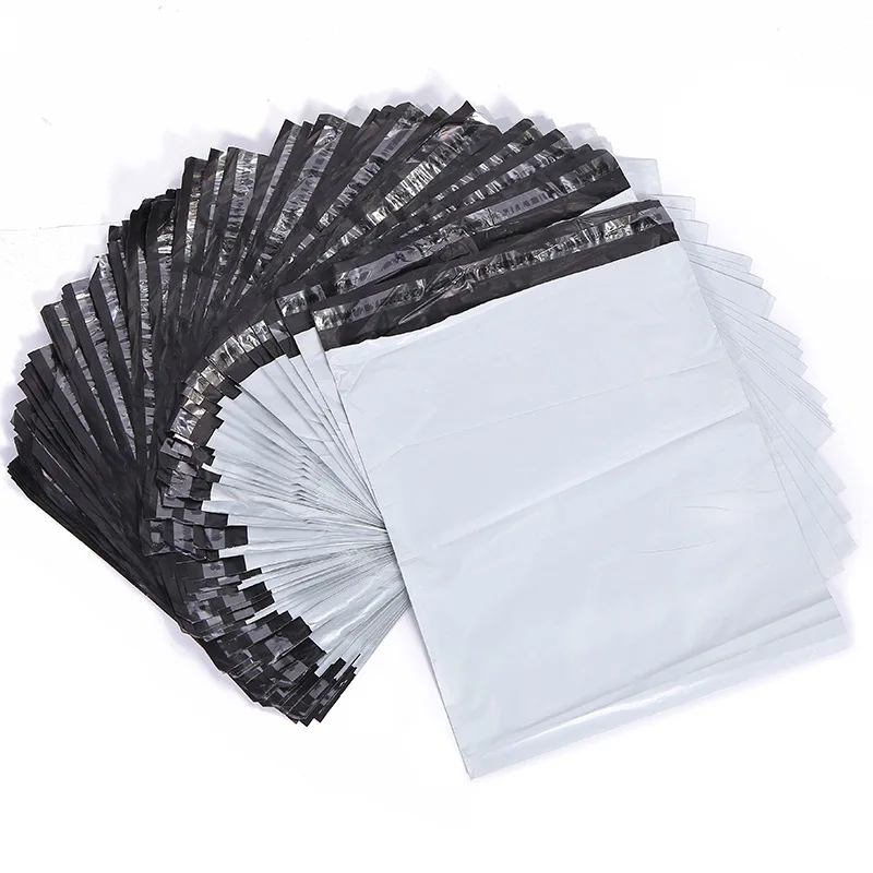 

New material LDPE thickened environmental protection plastic transport bag self-adhesive ecommerce packaging express mailing bag