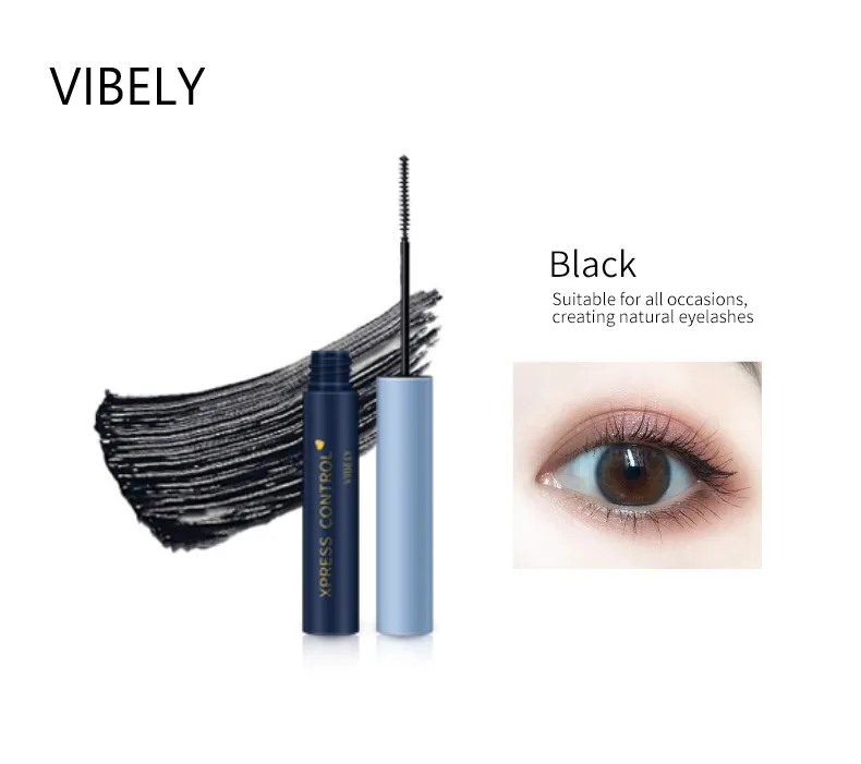 

Single Head Black Brown Rimel Waterproof Lasting Curling Thick Vegan Double-effect Thin Mascara