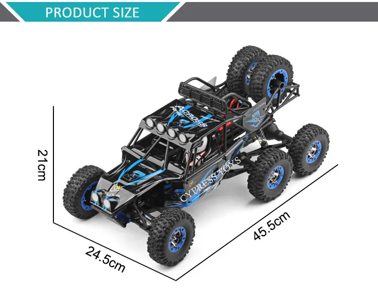 rc car 6 wheels