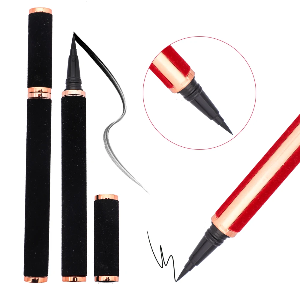 

Free Sample private label vegan self-adhesive eyeliner pen eyeliner lash adhesive pen liner glue pen with logo eyeliner