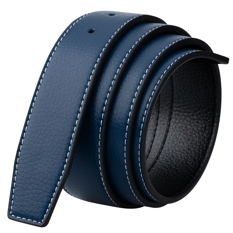 
Luxury Brand Belts for Men High Quality Pin Buckle Male Strap Genuine Leather Waistband Ceinture Homme,No Buckle for H 38MM 