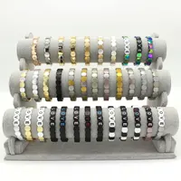 

Tile Stretchy Bracelet Mix Colors Wholesale Pricing Tile Tila Stretch Bracelets For WomenCustom Engraved Metal bracelet Enamel
