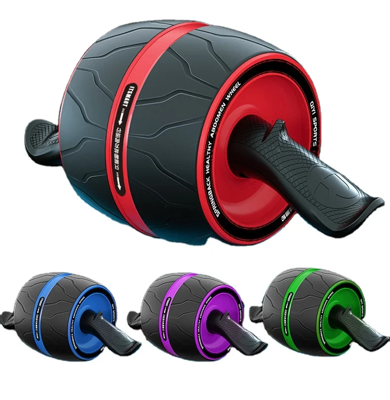 

Wholesale Supplier Abdominal Wheel Abs Core Training Ab Wheel Roller Set, Red/purple/green/blue