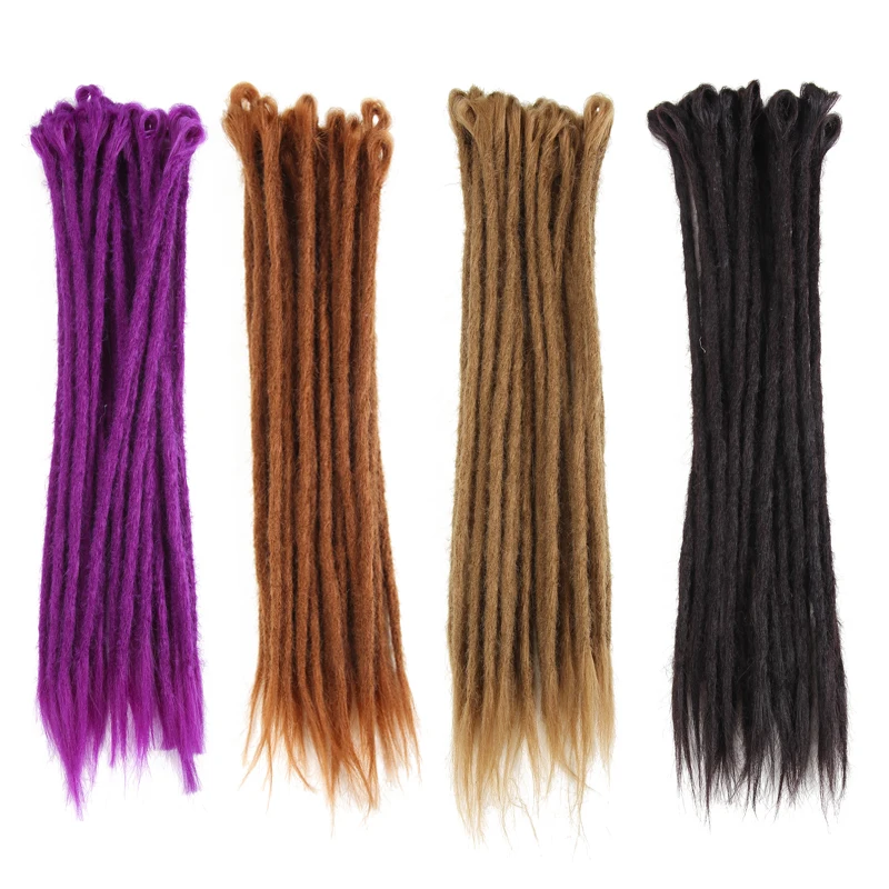 

Free Sample Hot Sale Original Artificial Products Ombre Faux Synthetic Braid Dreadlock Crochet Hair Dreadlocks Extensions, 79 colors for choice