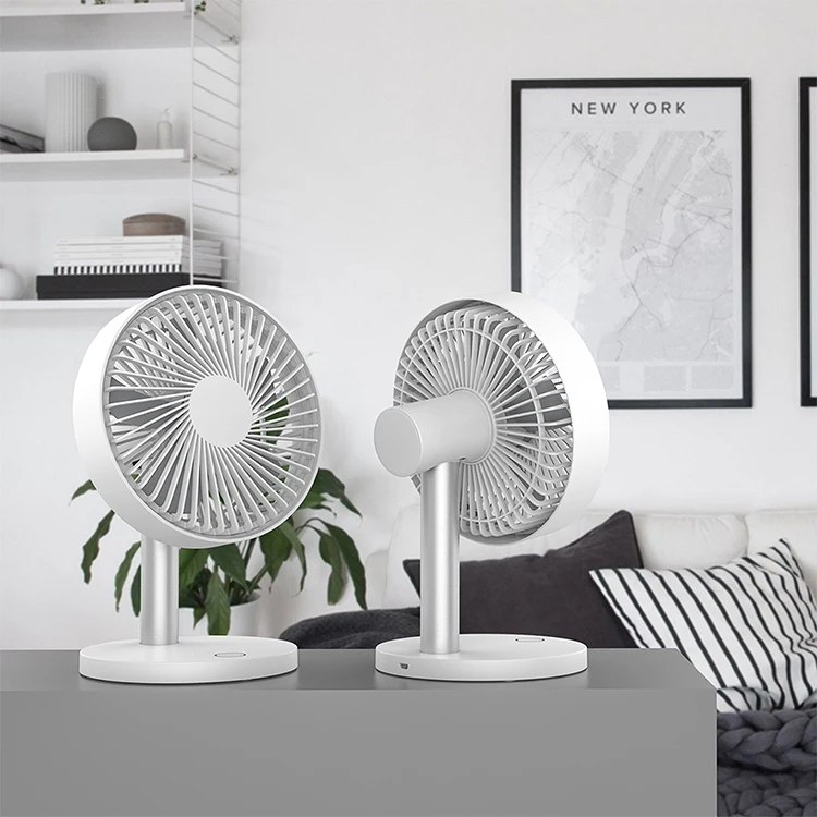 
2020 Hot Sale Battery Rechargeable Desktop fan Small Mini USB Desk Fan 