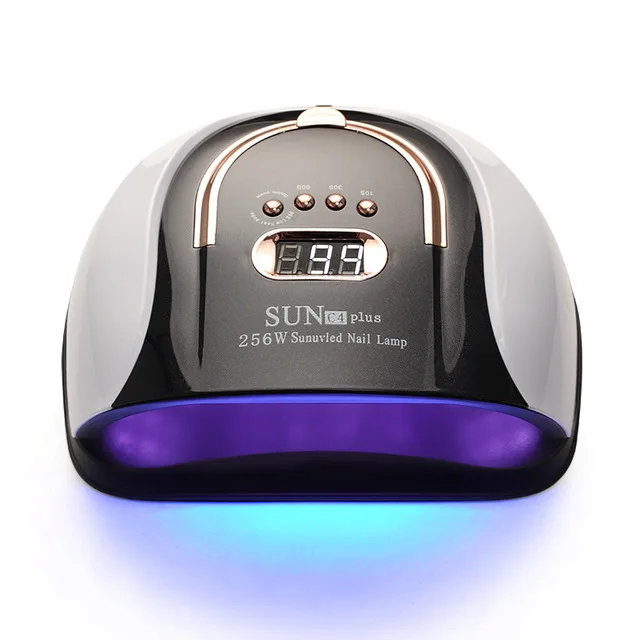 

2022 Newest Professional 256w Pro Cure Wireless Dual Light Rechargeable Cordless UV Led Gel Dryer Nail Lamp For Salon Manicure