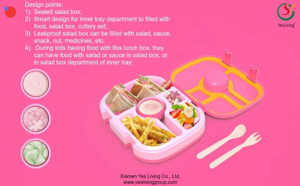 2021 Hot Sale Kids Lunch Box Food Contact Safe Grade Children Lunch Box