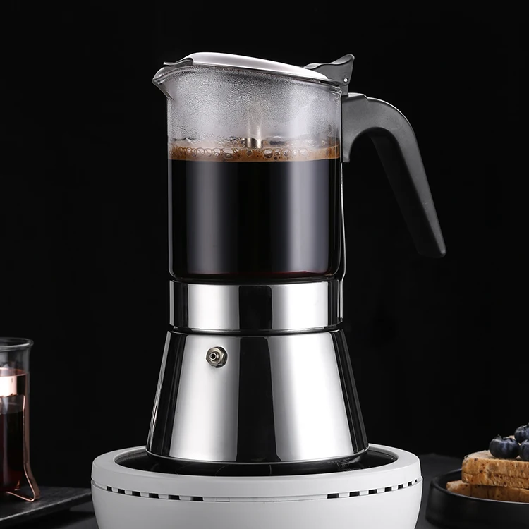 

160ml 240ml 360ml Sturdy Durable High Quality Moka Pot Espresso Coffee Maker